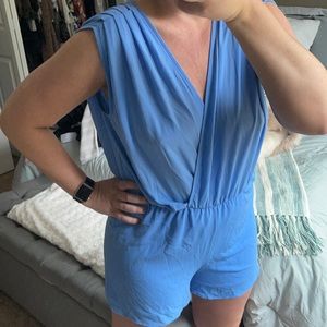 Light blue/periwinkle romper